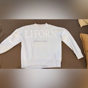 Abercrombie & Fitch Light Blue California Graphic Sweater